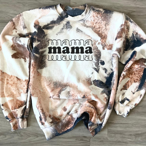 Mama Cowhide Crewneck