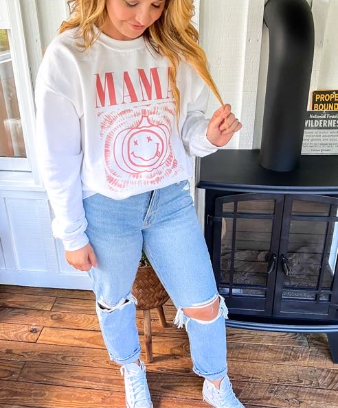 Mama Nirvana Pumpkin Sweatshirt